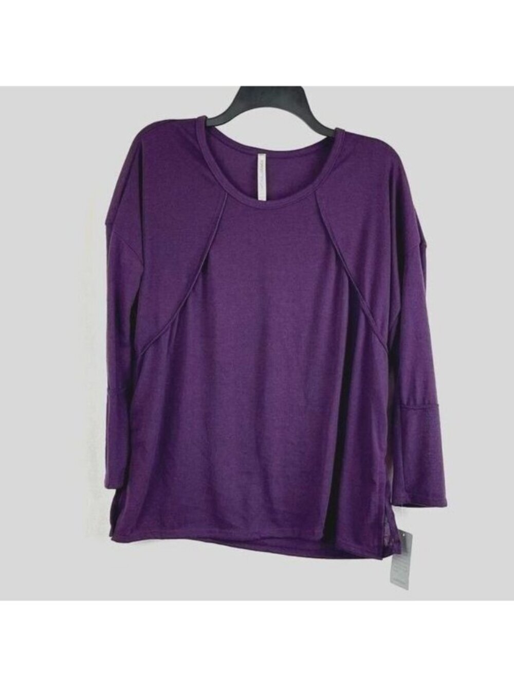 Forgotten Grace Women Purple Long Sleeve‎ Top Sweater Size S